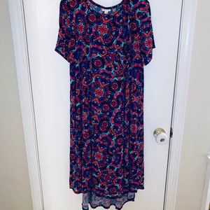 LuLaRoe Carly Dress - Never worn only washed.